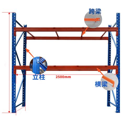 重型货架加厚仓库五金模具大型仓储高位托盘板材承重库房货架定做