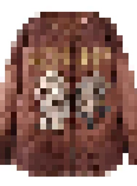 DN高端定制休闲风卡通刺绣棉服外套女宽松显瘦短外套