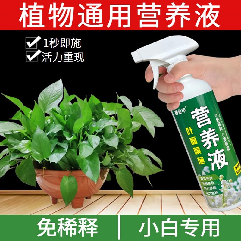 绿萝营养液植物通用型花肥发财树富贵竹水培盆栽家用花卉养花肥料