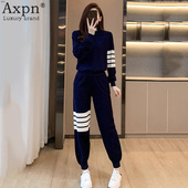 高端运动套装 减龄高级感休闲卫衣两件套 女2025年秋冬新款 显瘦时尚