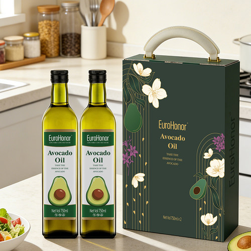 欧诺牛油果油750ml*2礼盒送礼