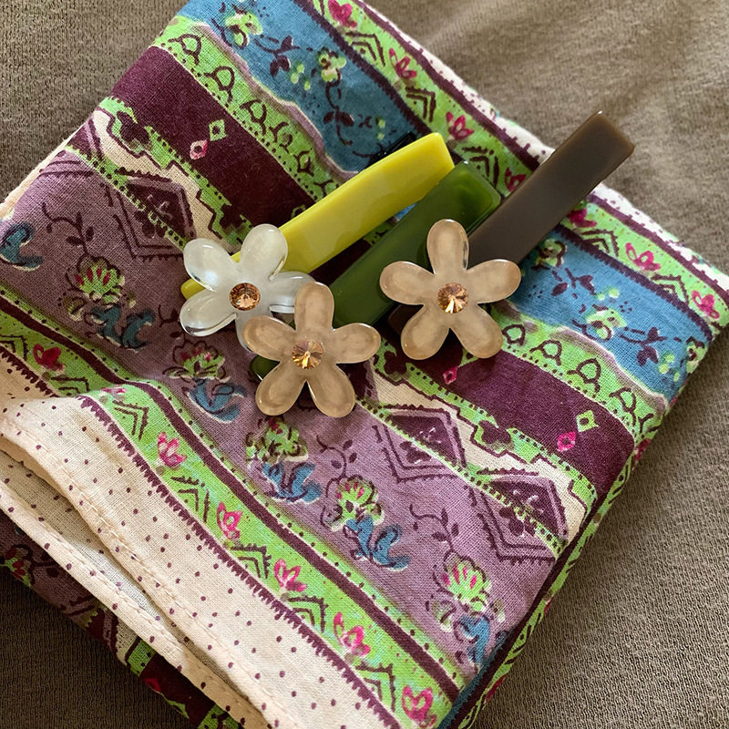 韩国复古白蓝色透明花朵鸭嘴夹水晶闪钻小花边夹甜美发夹刘海夹,饰品/流行首饰/时尚饰品新,发饰,淘宝优惠券,粉丝福利购,淘宝优惠卷