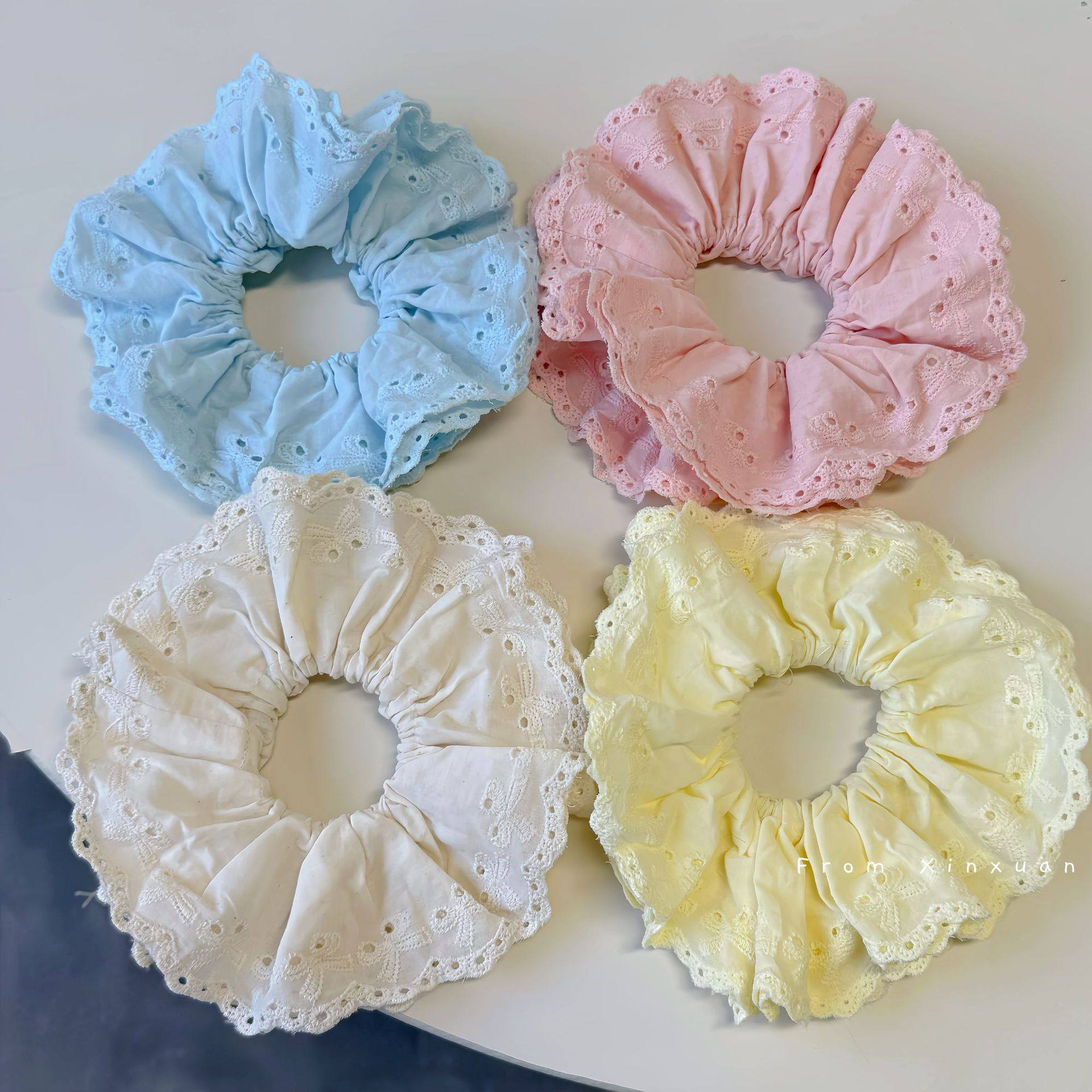 韩系温柔蝴蝶结蕾丝大肠发圈2026新款高级感重工马尾发绳头花头饰,饰品/流行首饰/时尚饰品新,发饰,淘宝优惠券,粉丝福利购,淘宝优惠卷