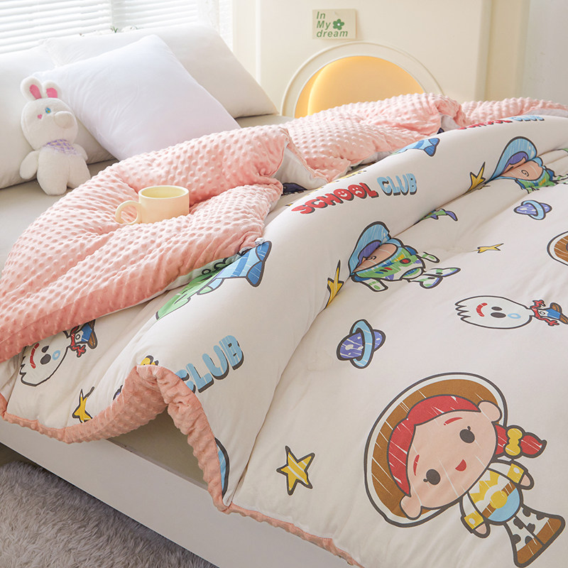 迪士尼可爱卡通儿童母婴级A类标准被芯春秋冬被加厚棉被空调被子