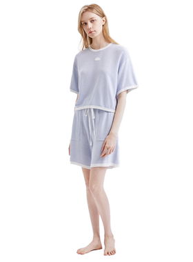 sofu短袖短裤家居服套装女