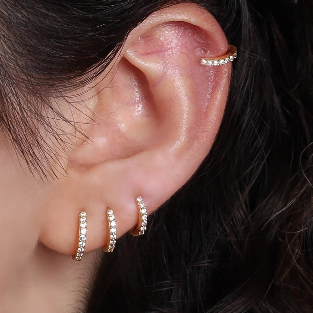 耳环小众设计感高级耳圈耳骨钉耳扣耳钉耳骨环圆圈锆石银针耳饰女,饰品/流行首饰/时尚饰品新,耳环,淘宝优惠券,粉丝福利购,淘宝优惠卷