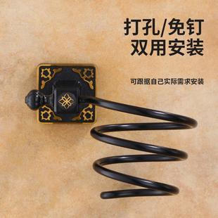 毛巾架仿古挂件套装 欧式 卫生间太空铝浴巾架置物壁挂复古雕花五金