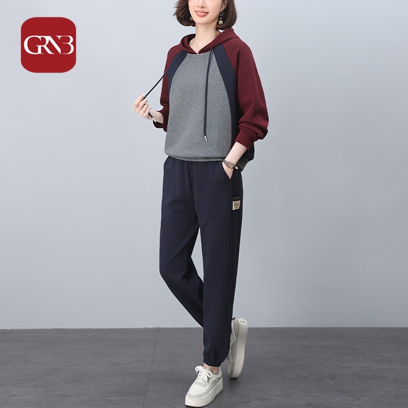 GRNB初秋穿搭一整套2025年新款套装女秋装超火搭配减龄运动休闲