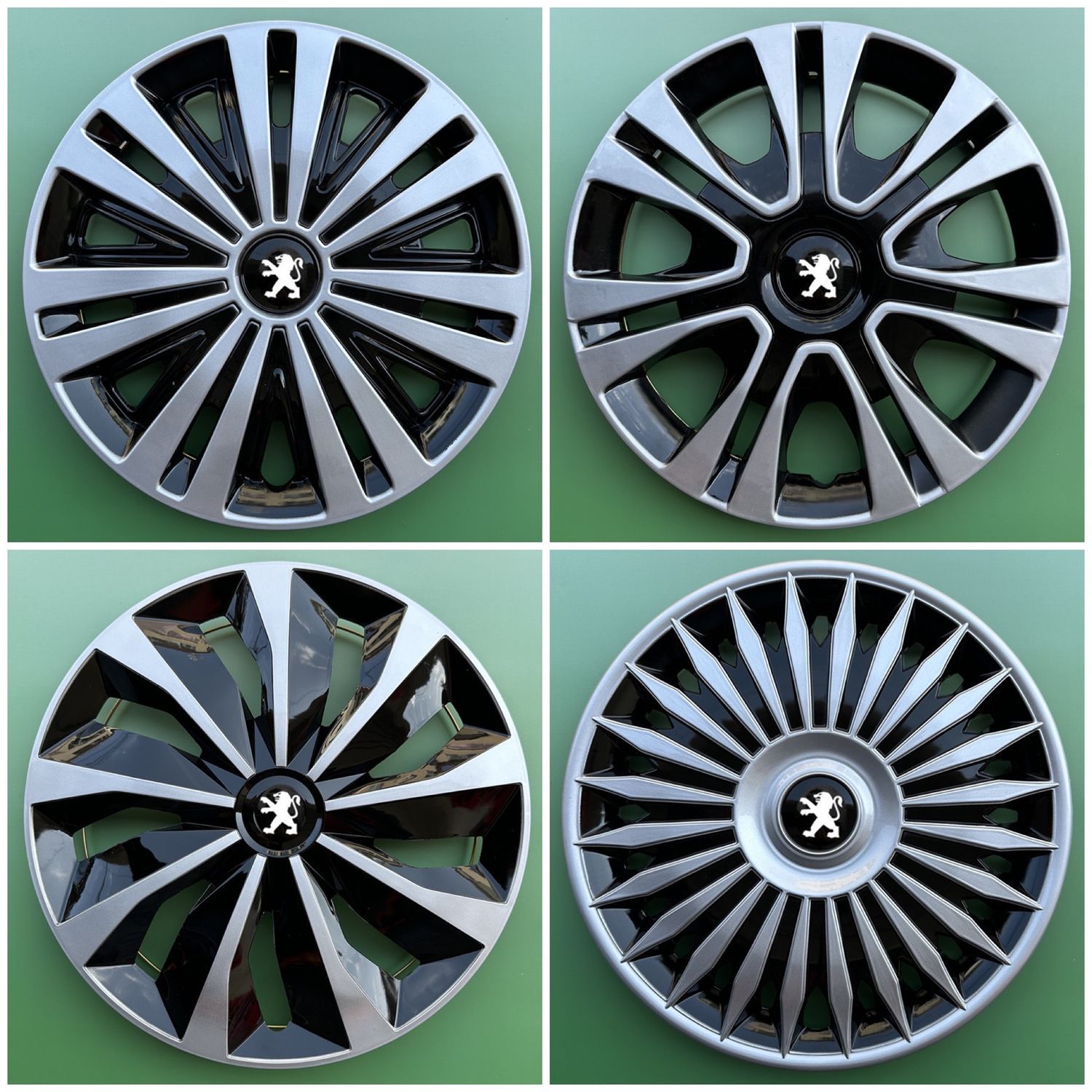 适用于标致207标志206轮毂盖轮毂罩钢圈装饰罩壳14寸