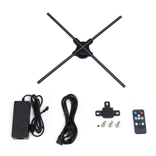 3d hologram advertising fan 4 blades 3d holographic fan led