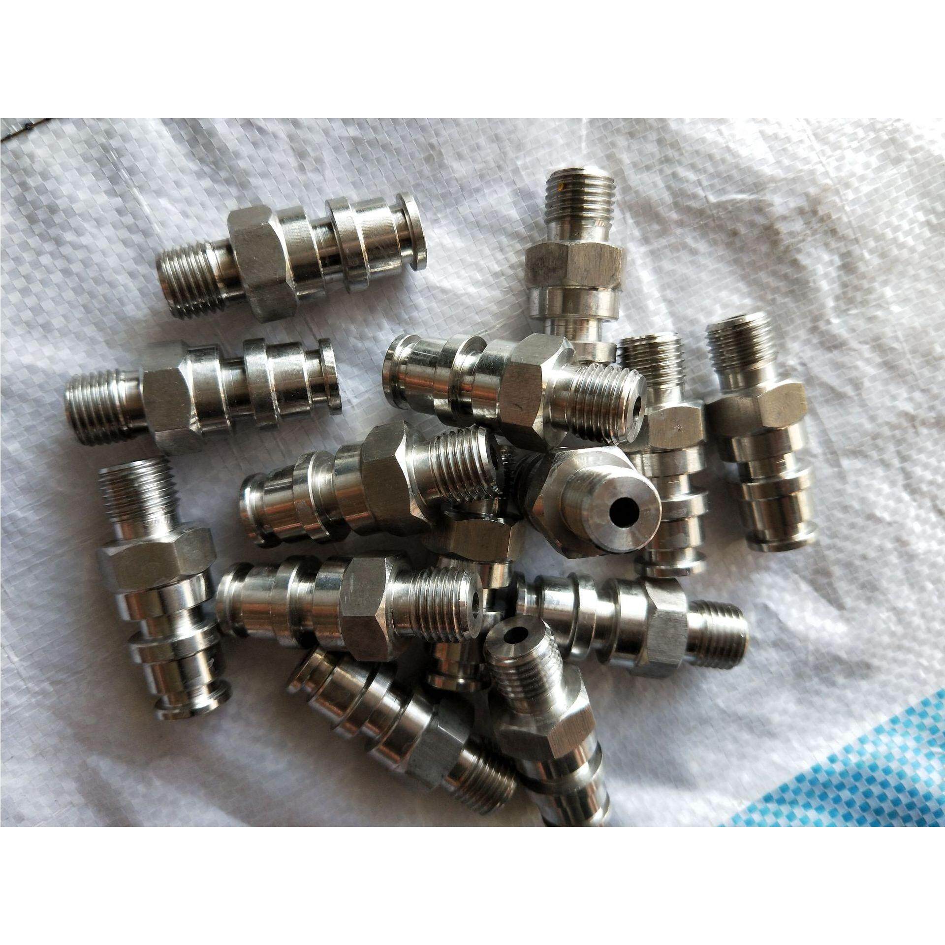 供应不锈钢304公制扣  美制扣 法兰牌液压接头 扣压接头过渡接头