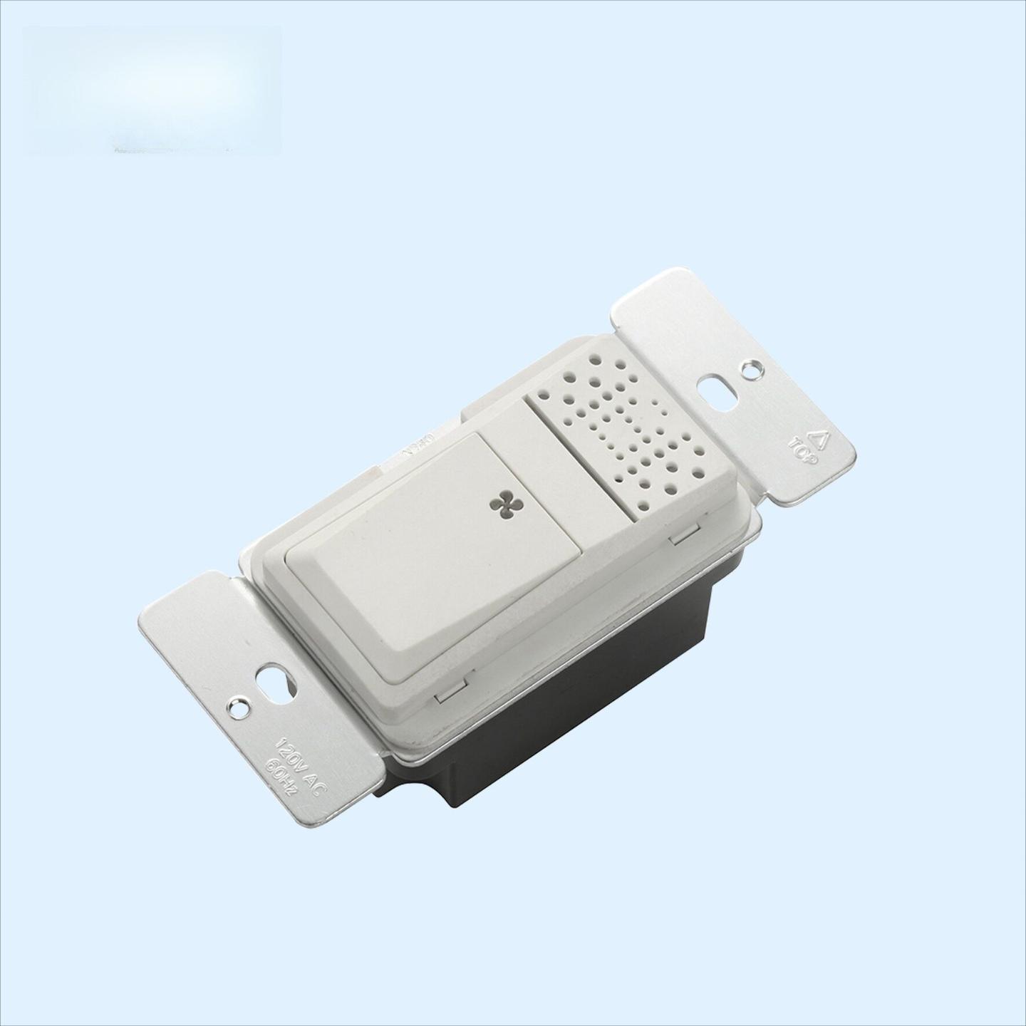 美规湿度感应墙壁开关 浴室排风扇自动湿度传感器开关 120V