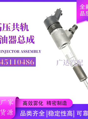 0445110486喷油器总成YC4FA130-40 博士电喷共轨喷油嘴器宇通