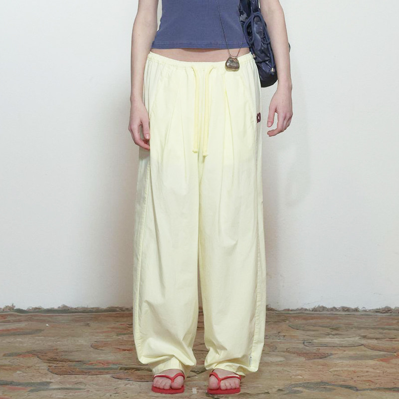 SCULPTOR夏季白色束脚灯笼裤女抽绳松紧腰运动裤大码显瘦哈伦裤,女装/女士精品,卫裤,淘宝优惠券,粉丝福利购,淘宝优惠卷