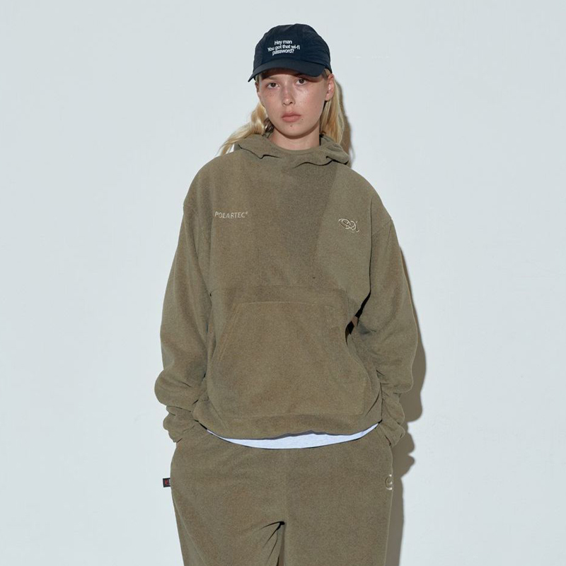 SCULPTORPOLARTEC抓绒休闲帽衫