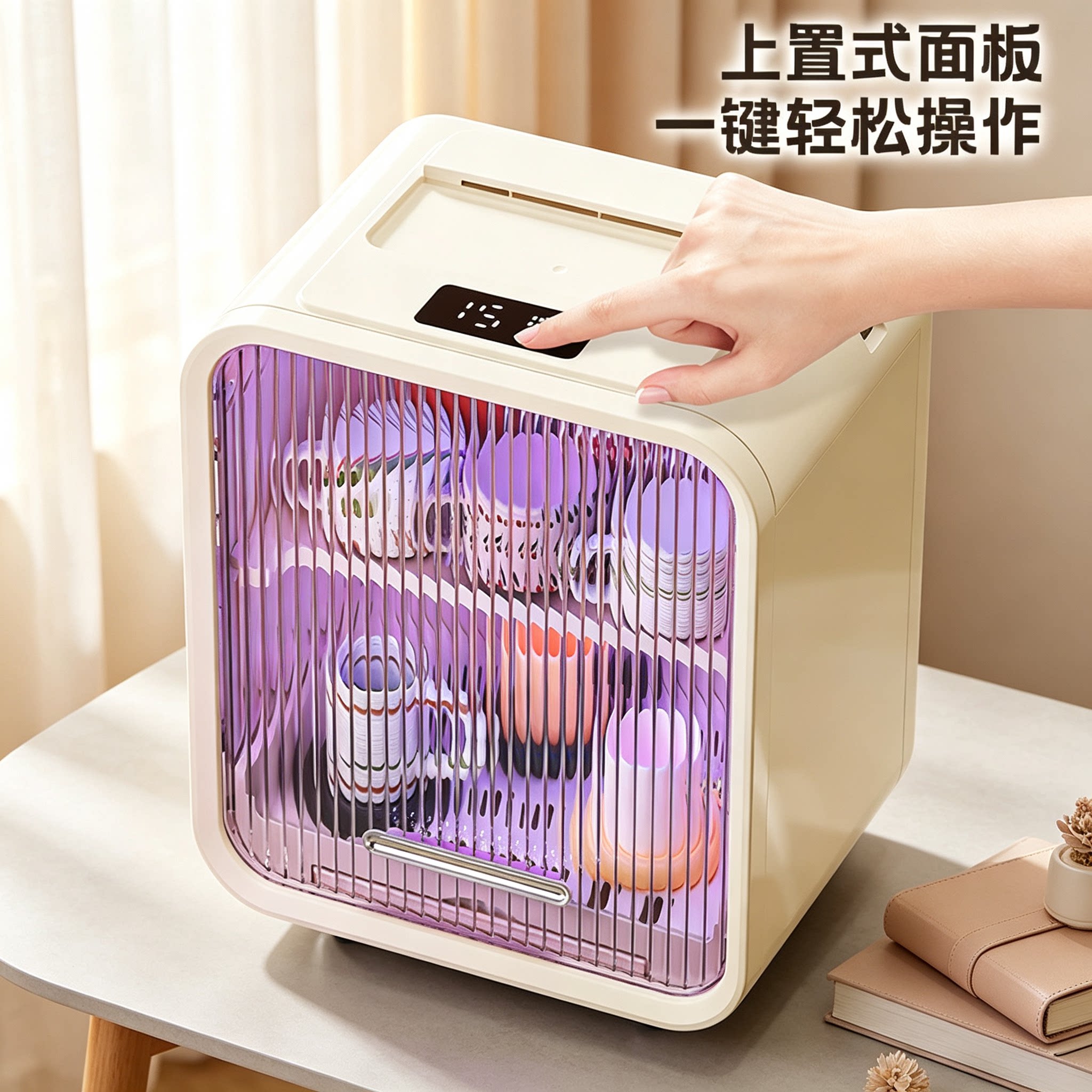 小型奶瓶茶杯紫外线消毒烘干机
