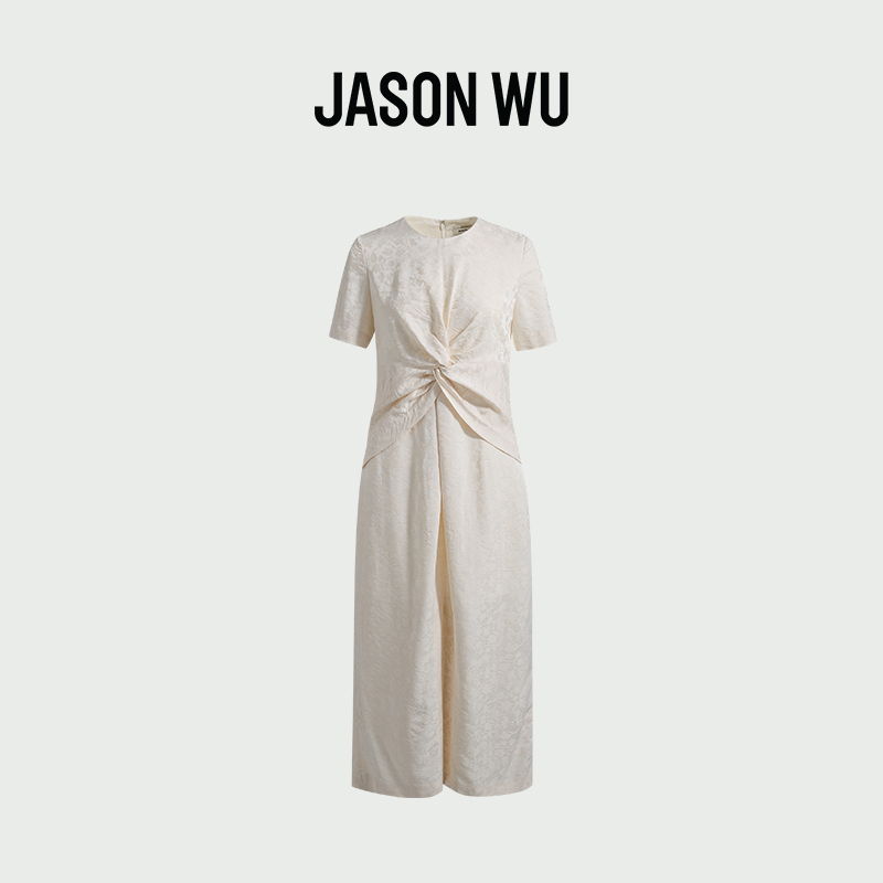 Jasonwu通勤A型提花纽结