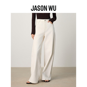 休闲裤 25年新款 JASON 百搭阔腿裤 子长裤 牛仔裤 女