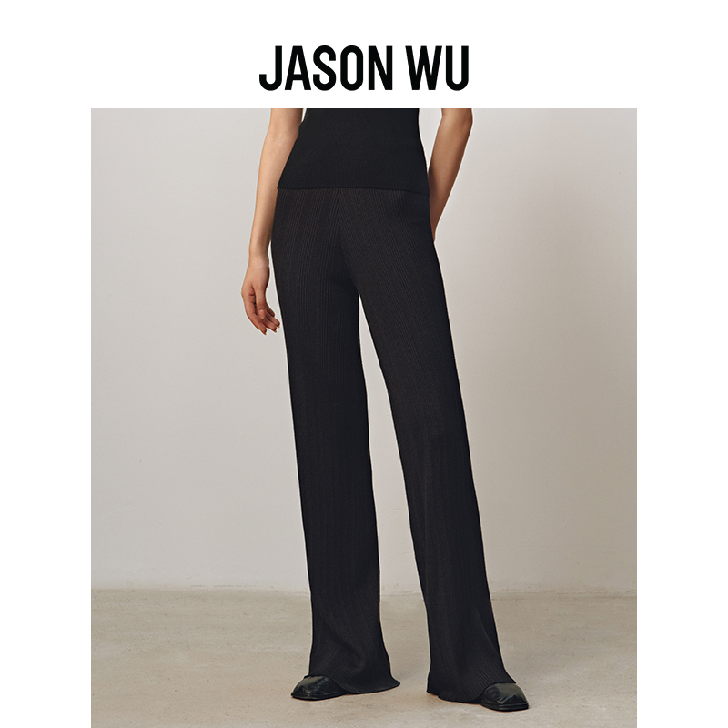 通勤Jasonwu长裤直筒裤
