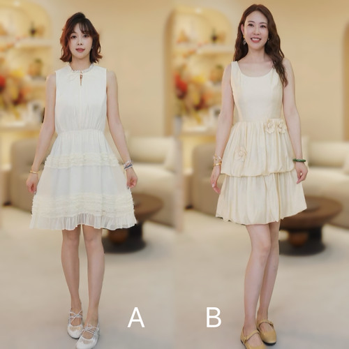 【大乐严选】【桑蚕丝】JASON WU 新款度假风纡皱系带连衣裙