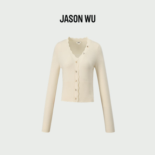 【品牌特惠】JASON WU日常通勤百搭气质简约时髦上衣针织衫小衫女