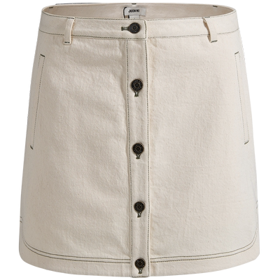 Jasonwu短款A字裙A型明线装饰