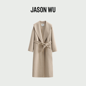 新款 山羊绒 双面呢简约气质浴袍领大衣 JASON