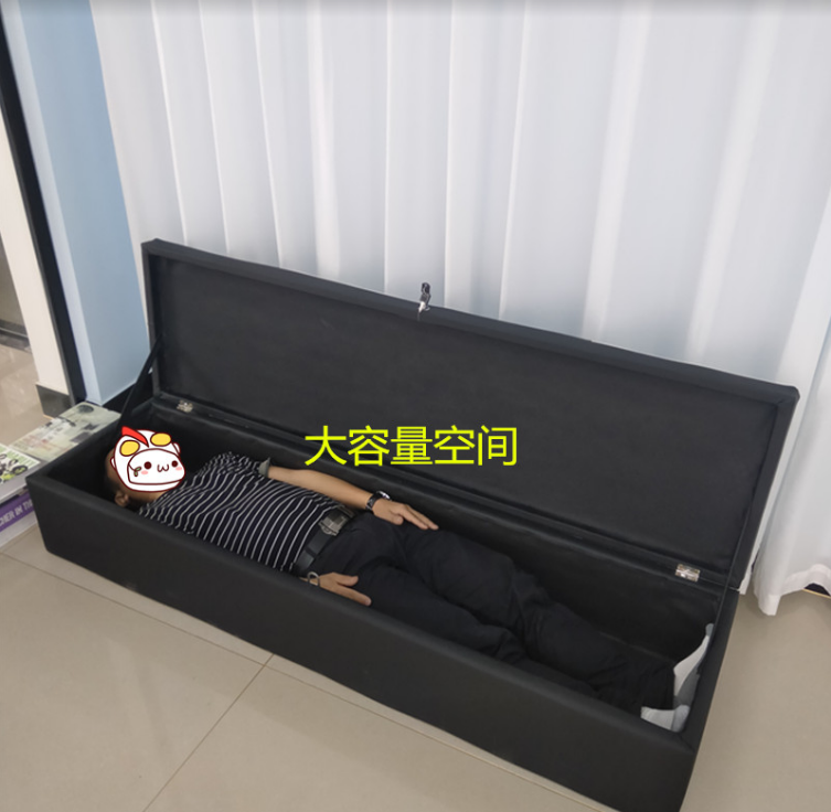 长条沙发凳装实体娃娃女友带锁收纳箱储物凳娃娃收藏箱子柜子收纳,收纳整理,收纳凳,淘宝优惠券,粉丝福利购,淘宝优惠卷