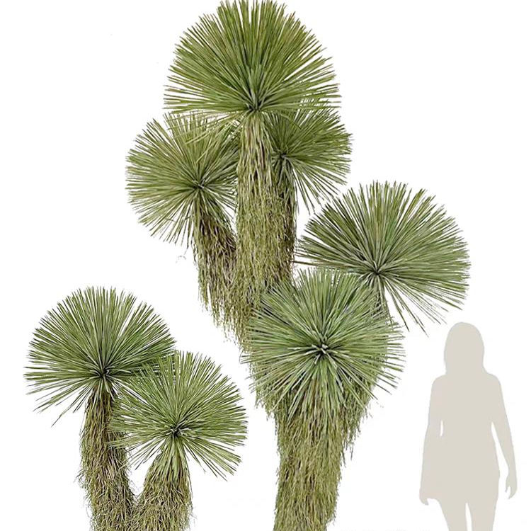 大型仿真稻草人树龙血树仿真植物假树室内仿生绿植沙漠造景观摆件