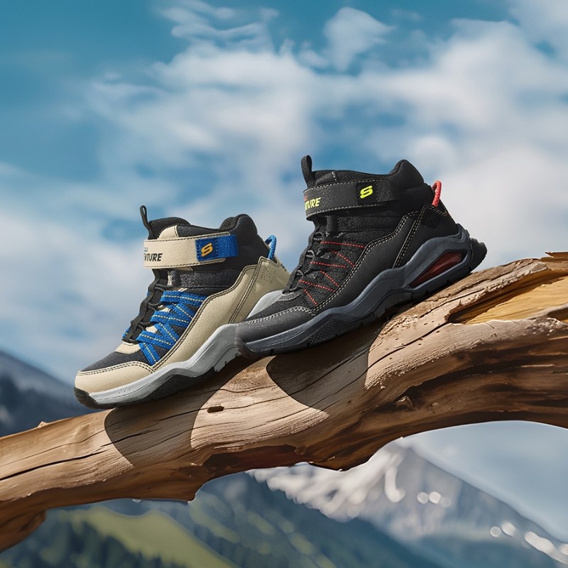 Skechers斯凯奇童鞋新款男童魔术贴高帮鞋轻质缓震运动鞋406429L,运动鞋new,童鞋/青少年鞋,淘宝优惠券,粉丝福利购,淘宝优惠卷