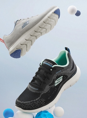 Skechers斯凯奇新款女子时尚百搭舒适休闲鞋轻质回弹运动鞋150210