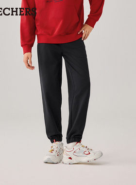 Skechers斯凯奇男女款新年宽松舒适上班通勤休闲束脚裤L126U017