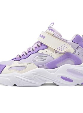 Skecher斯凯奇女童秋冬款厚底增高棉鞋加绒减震运动雪地靴319250L