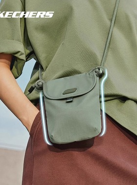 Skechers斯凯奇新品男女通用单肩斜挎包时尚潮流日常通勤L324U043