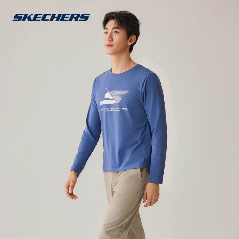 Skechers斯凯奇男秋冬运动长袖