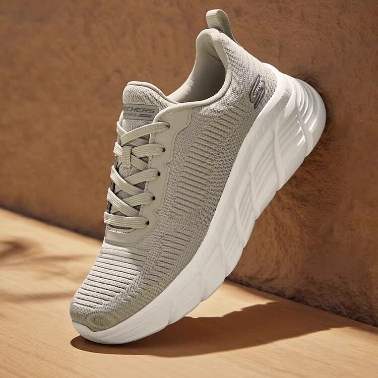 Skechers斯凯奇女鞋春夏款透气慢跑鞋防滑耐磨休闲运动鞋117385