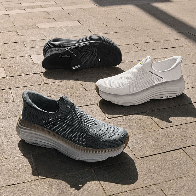 Skechers斯凯奇男轻质缓震健步鞋