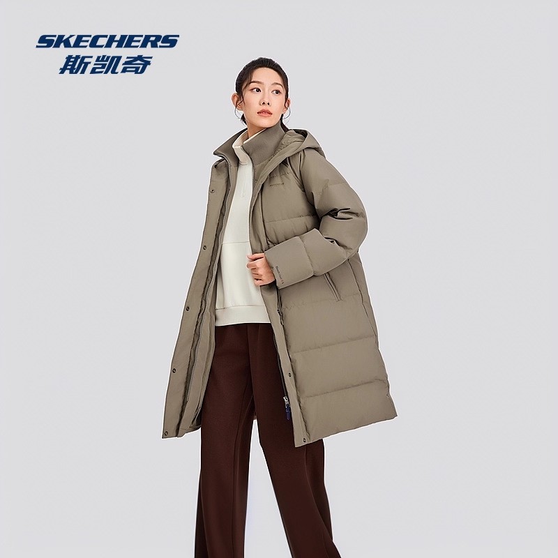 Skechers斯凯奇女士连帽羽绒服