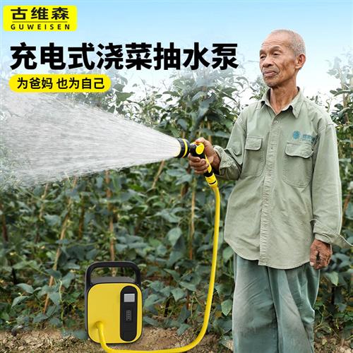 充电式抽水泵抽水机农用浇菜神器浇水机菜地自动浇水小型家用灌溉