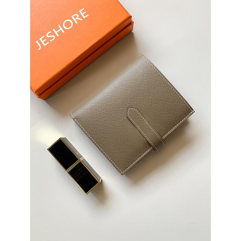 JESHORE 越用越喜欢！经典大象灰小钱包bearn卡包零钱名片夹