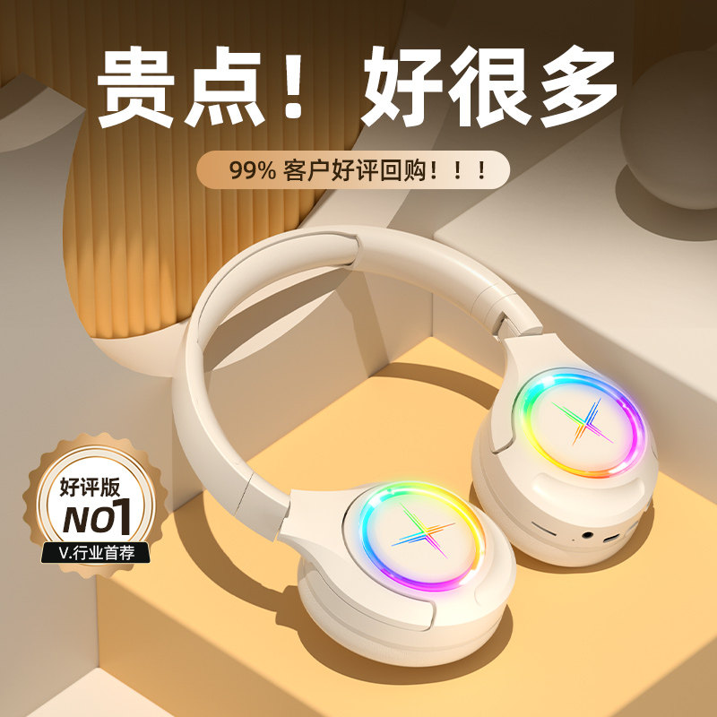 头戴式蓝牙耳机无线可插卡听音乐