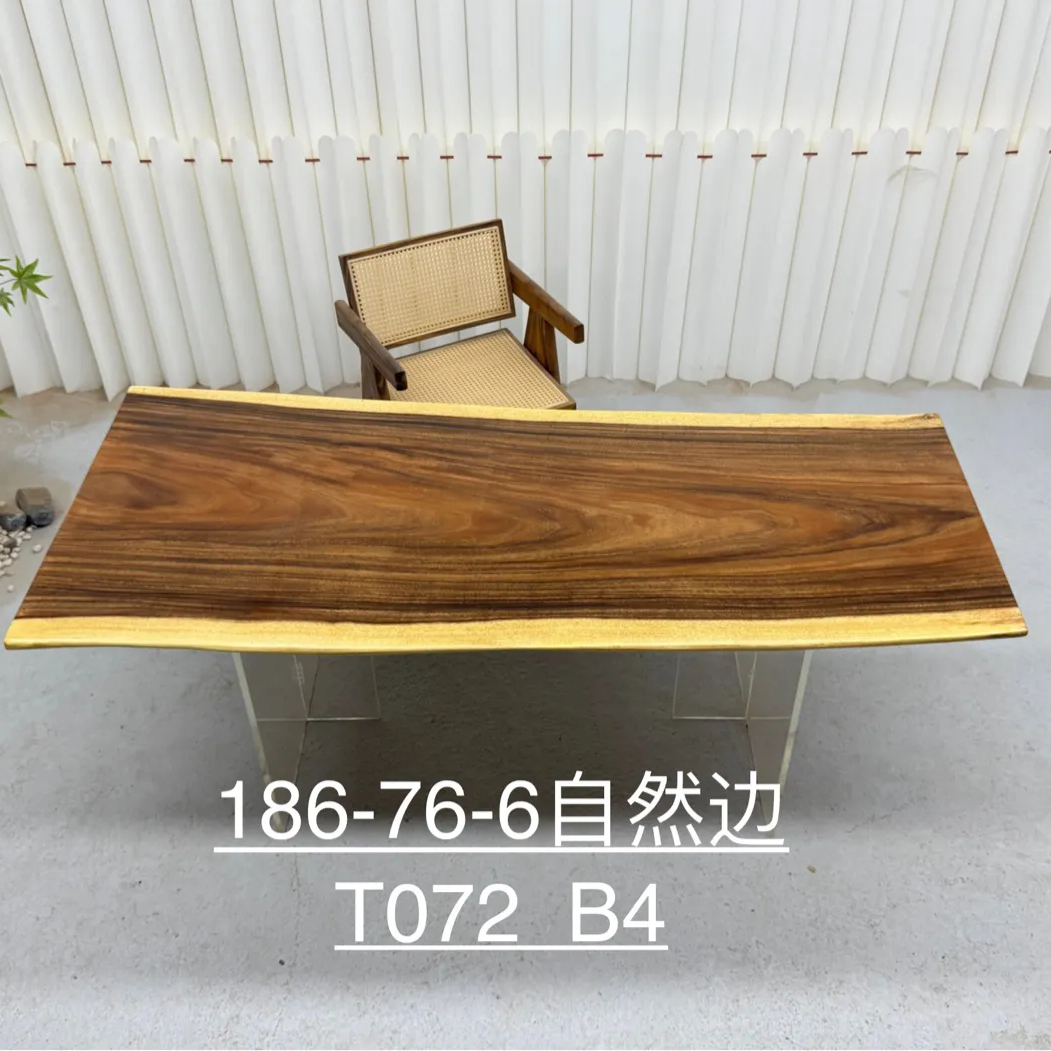 雨木工作台奥坎黑檀画案茶桌茶台