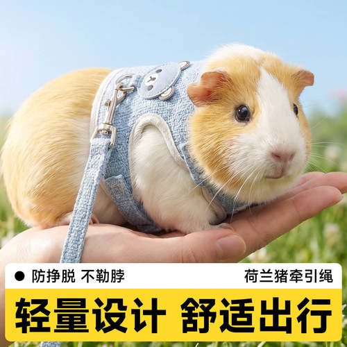 小宠背心式防挣脱可调牵引绳