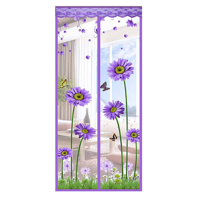 魔术贴防蚊门帘磁铁对吸家用隔断纱门高档磁性夏季蚊账纱窗免打孔