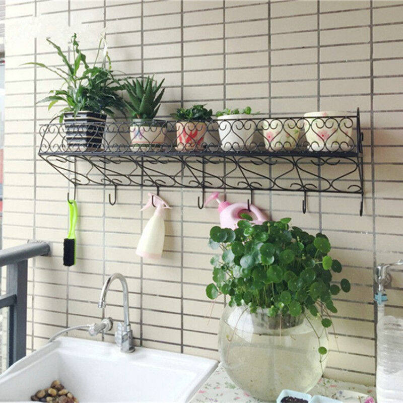 威赛星挂墙花架放花挂篮架花篮加大铁艺壁挂花架阳台室外墙上花架