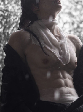 smitizen短袖肌肉衣cos女腹肌硅胶假肌肉假腹肌胸肌男用网红道具