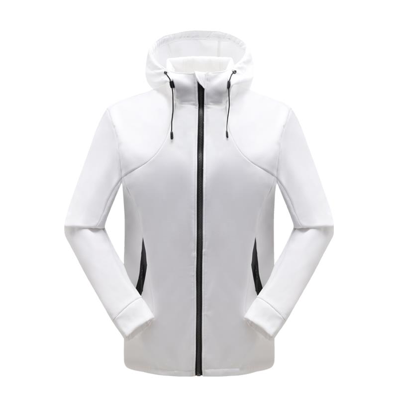 套秋冬制软壳冲锋定logo单层抓绒防风SBR公司团队工作服外男女印