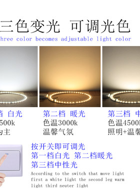环形led灯芯圆形灯盘单s圈灯片吸顶灯替换芯风扇灯灯条配件三色光