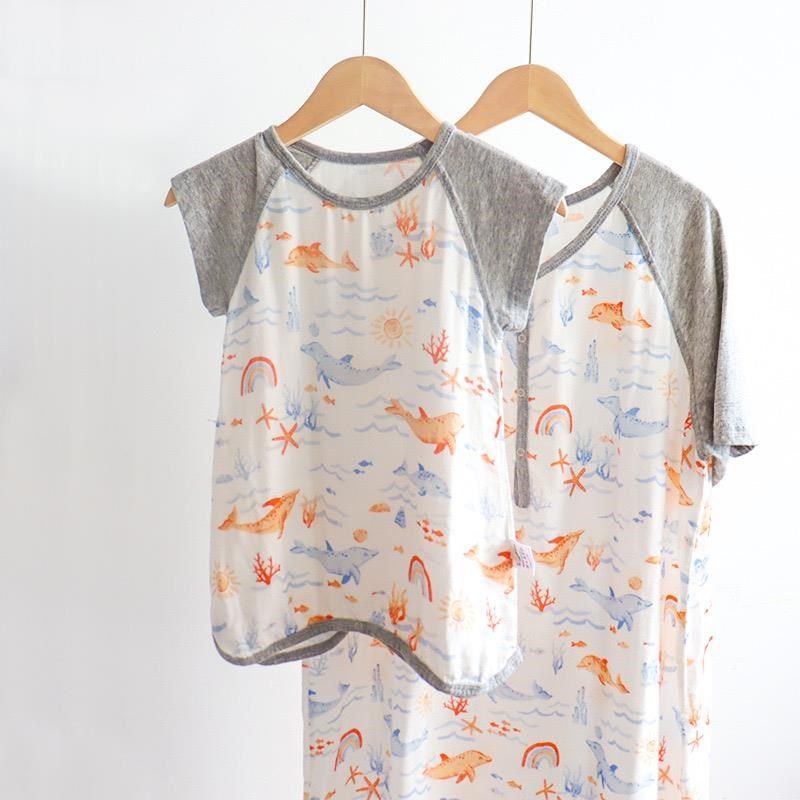 亲子睡衣!薄款竹棉纱布家居服 宝宝夏季睡袋 柔软透气可哺乳睡裙,婴童用品,睡袋/防踢被,淘宝优惠券,粉丝福利购,淘宝优惠卷