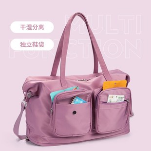 旅行袋女包时尚轻便斜挎手提大容量旅行包短途出差行李包女可登机